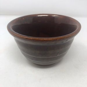 Monmouth Maple Leaf Stoneware Ribbed 5” Beehive Bowl